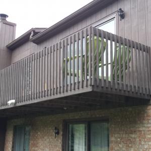 A Disintegrating Cantilevered Deck