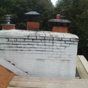 Coated Chimney Repair